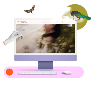 Collage Nachhaltiges Webdesign